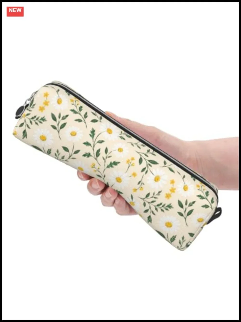 Multipurpose Cosmetic Bag Pencil Case PVC Leather Zipper Pouch Travel Organizer